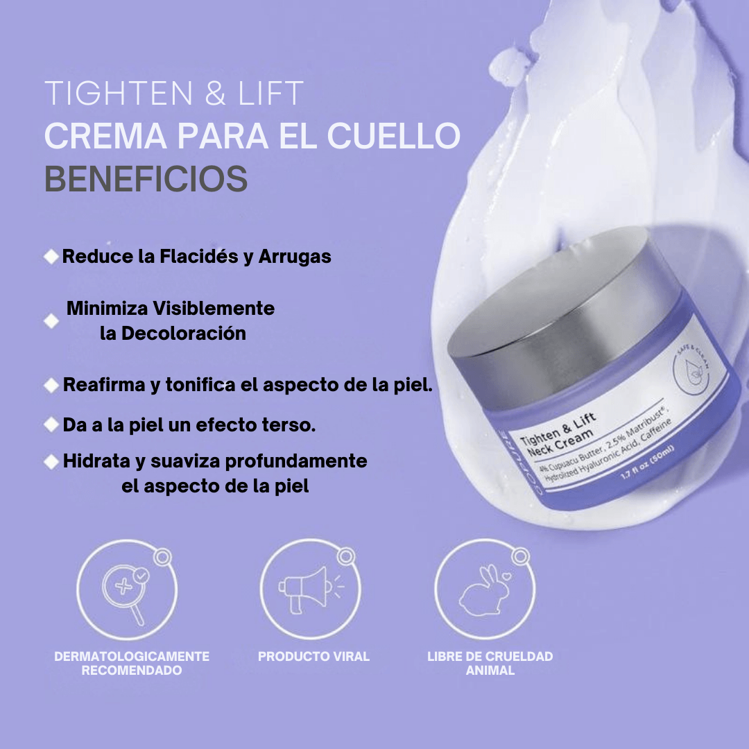 GOPURE Crema para el Cuello - Crema Reafirmante Para la Piel Flácida (Compra 2 y Obtén 1 Gratis)