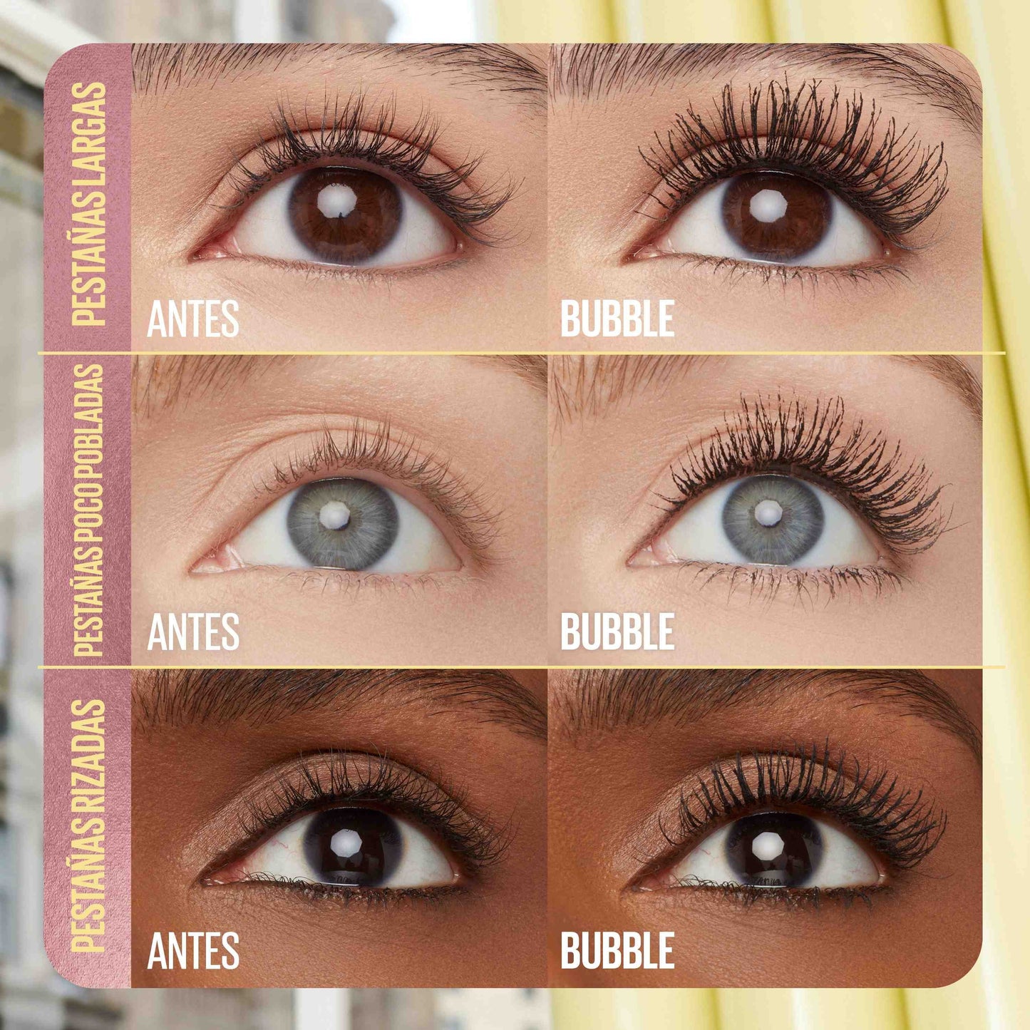 ¡Resalta tus pestañas naturalmente! Colossal Bubble de Maybelline (Compra 2 y Obtén 1 Gratis)