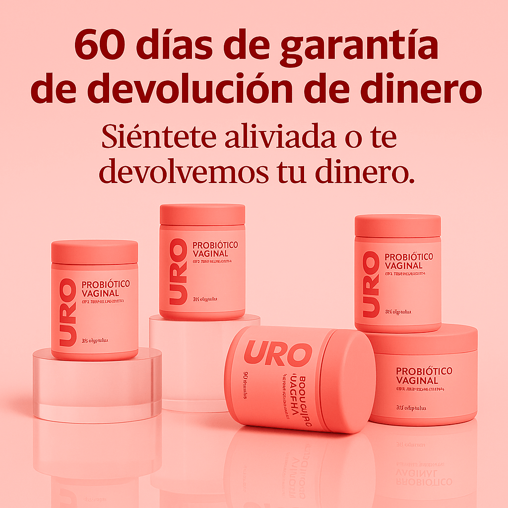 Probiotic URO – Tu aliado natural para el bienestar íntimo femenino (Compra 2 y Obtén 1 Gratis)