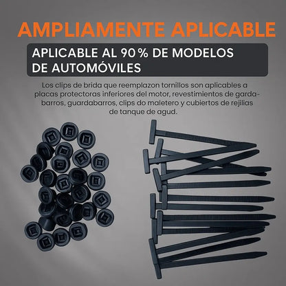 Hebillas Universales de Nailon Ultra Resistentes — Ajusta, Repara y Asegura en Segundos (Paquete x50 Unidades)
