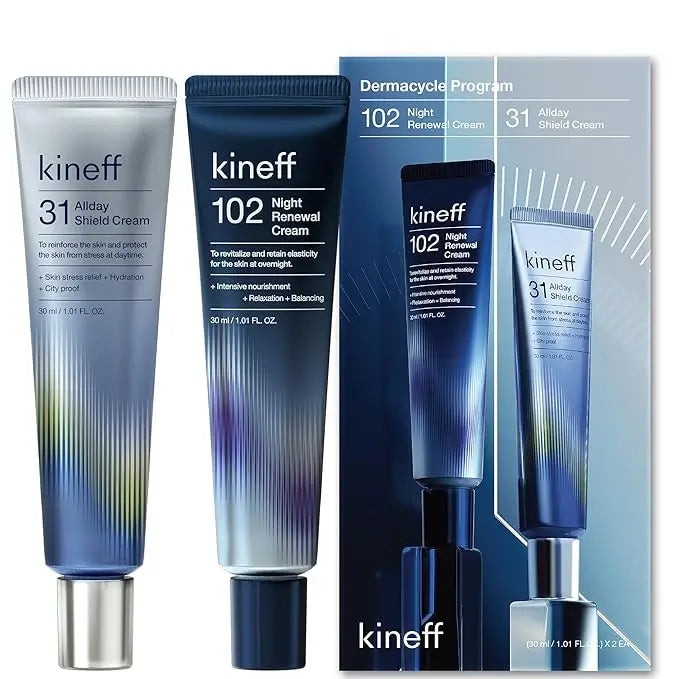 Kineff - Piel Radiante 24/7: Protección de Día + Renovación Nocturna en un Solo Kit