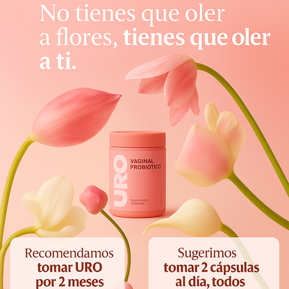 Probiotic URO – Tu aliado natural para el bienestar íntimo femenino (Compra 2 y Obtén 1 Gratis)