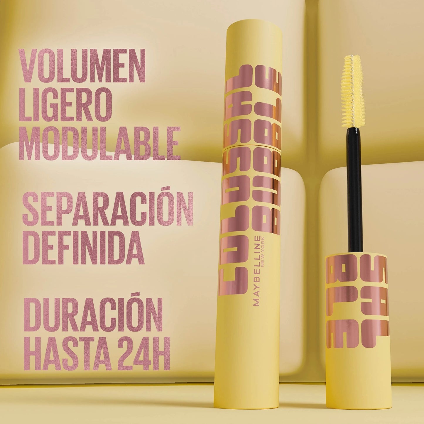¡Resalta tus pestañas naturalmente! Colossal Bubble de Maybelline (Compra 2 y Obtén 1 Gratis)